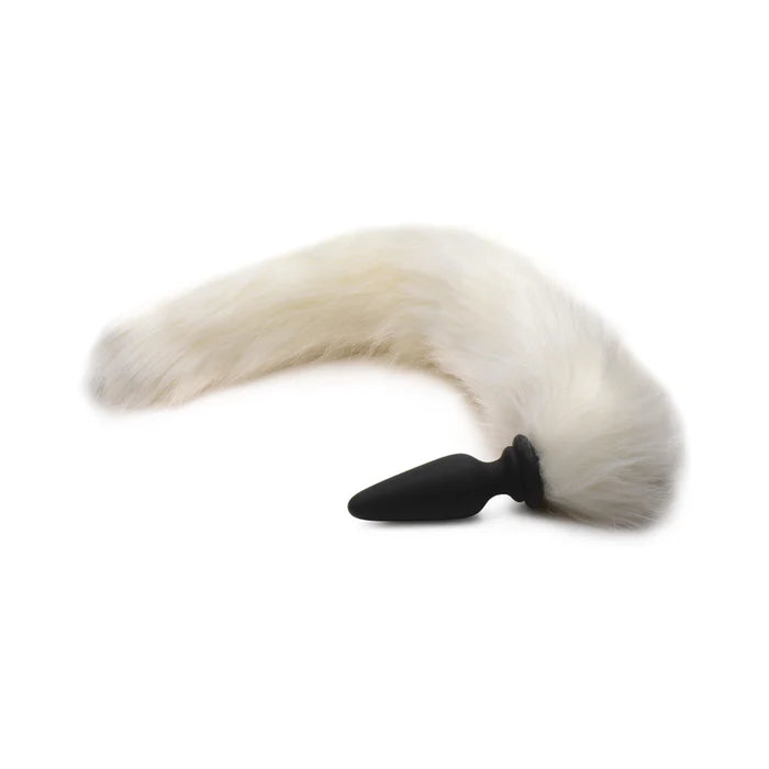 Tailz Snap-On Interchangeable White Fox Tail (Plug not included)