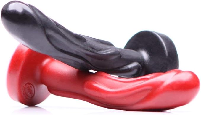 Tantus Mini Magma Dildo Onyx Silicone Harness Compatible
