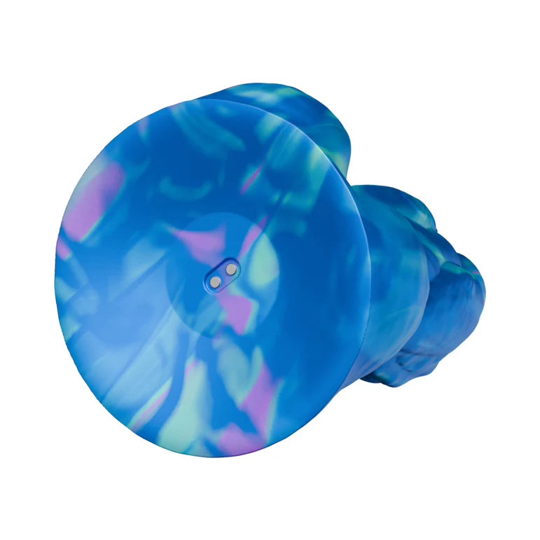 Tentra Marinus Sea Beast Vibrating Dildo Blue