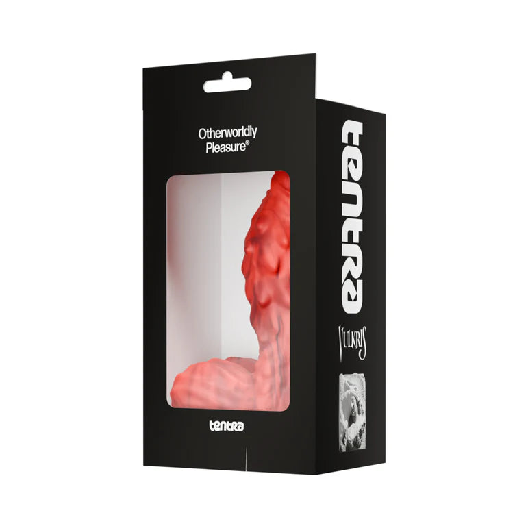 Tentra Vulkris Volcanic Dragon Vibrating Dildo Red