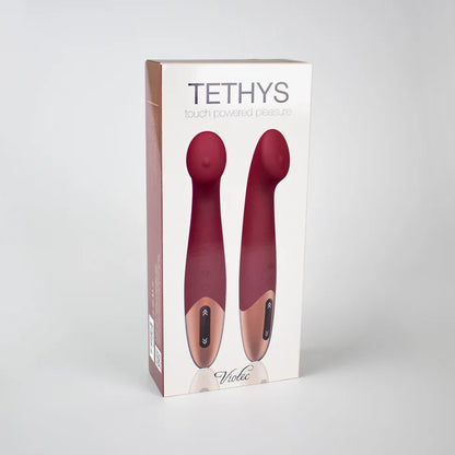 Tethys Touch Panel G-Spot Vibrator Wine Red