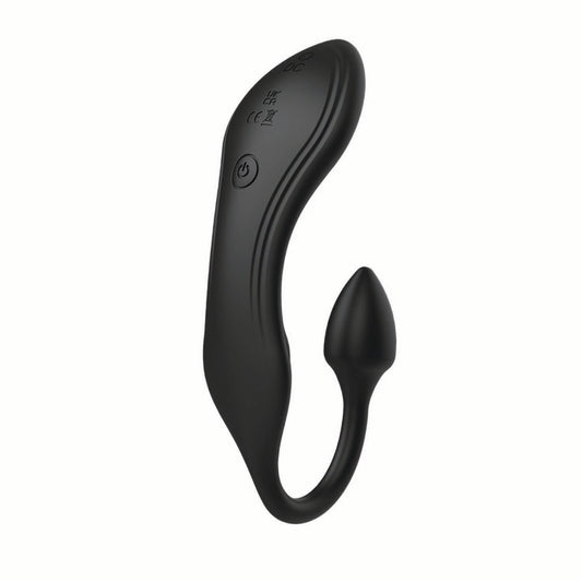 The Beat Remote Orgasmic Massager Black Silicone Vibe