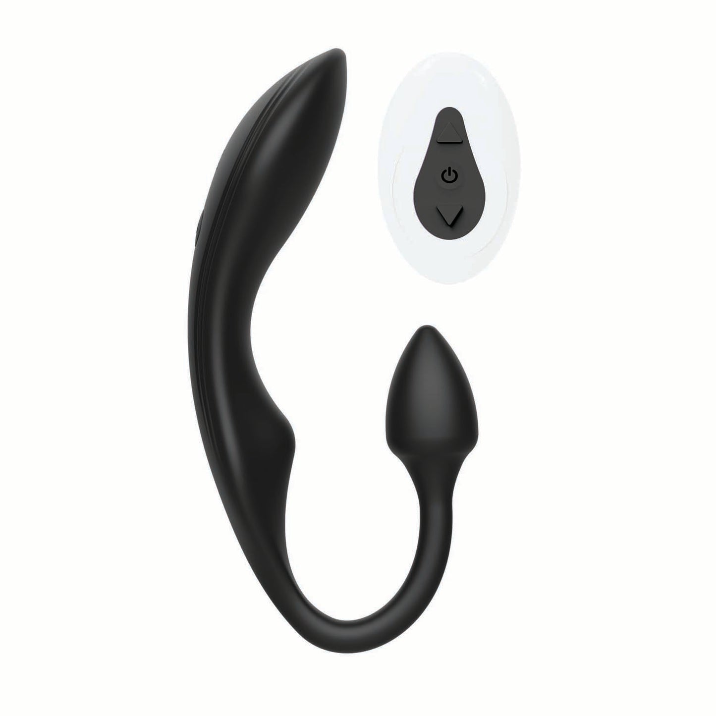 The Beat Remote Orgasmic Massager Black Silicone Vibe