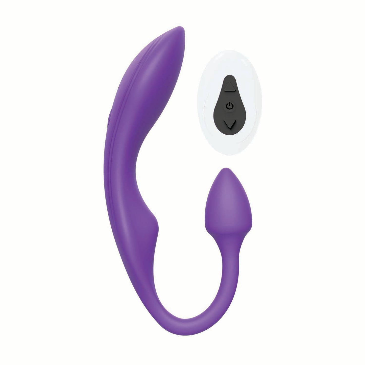 The Beat Remote Orgasmic Massager Purple Silicone Vibe