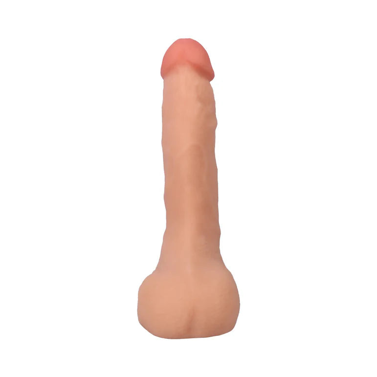 The Realistic Cock Squirting 9.5 in. ULTRASKYN Vac-U-Lock Dildo Vanilla