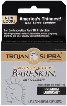 Trojan Supra Non-Latex Bareskin