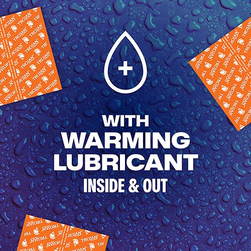 Trojan Charged w/Intensified Lubricant Condoms (3 pack)