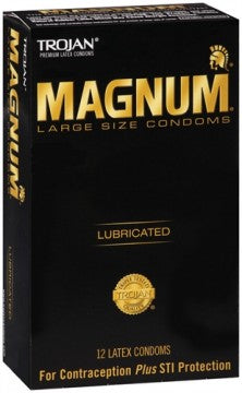 Trojan Magnum Larger Size Condoms 12-Pack