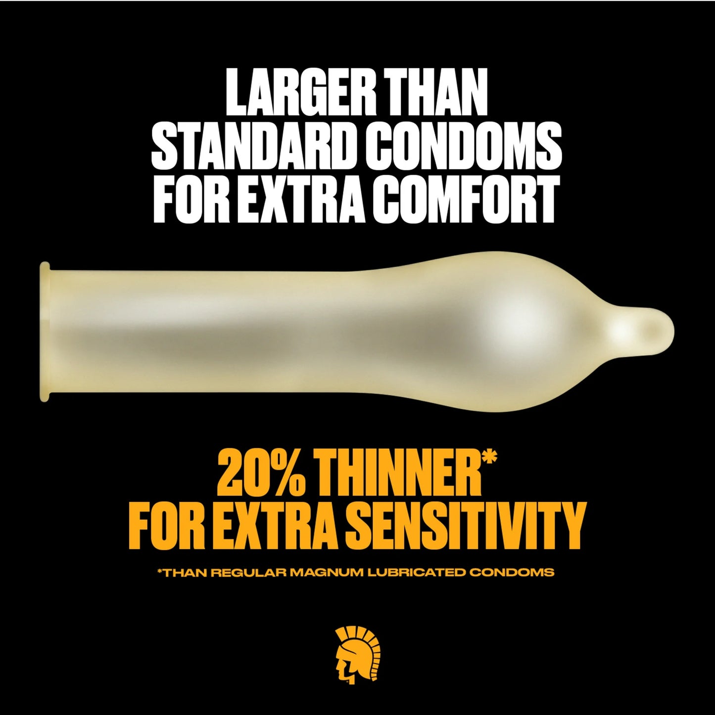 Trojan Magnum Thin Large Size Condoms with UltraSmooth Lubricant 12-Pack