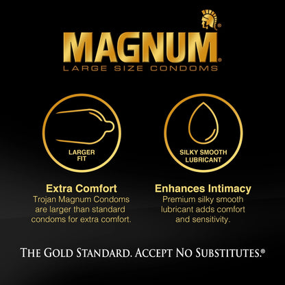 Trojan Magnum XL Lubricated Condoms