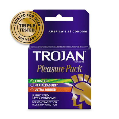 Trojan Pleasure Pack 3-Pack