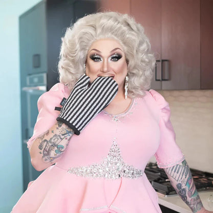 Twisted Wares Fuck Stripe Oven Mitt