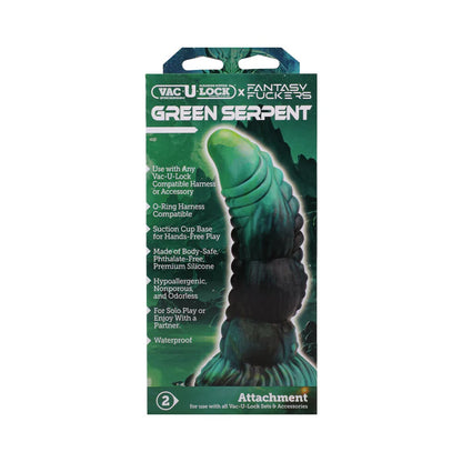 Vac-U-Lock x Fantasy Fuckers Green Serpent