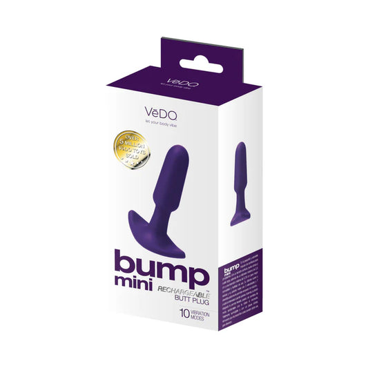 VeDO Bump Mini Rechargeable Anal Plug Purple