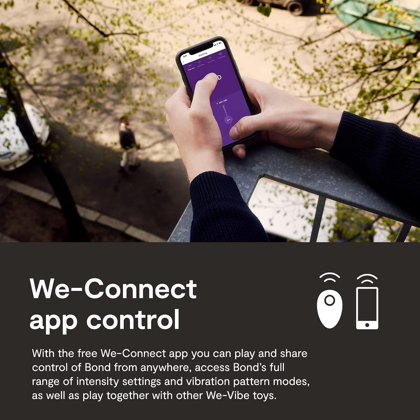 We-Vibe Pivot 2 Vibrating Couples Ring Slate