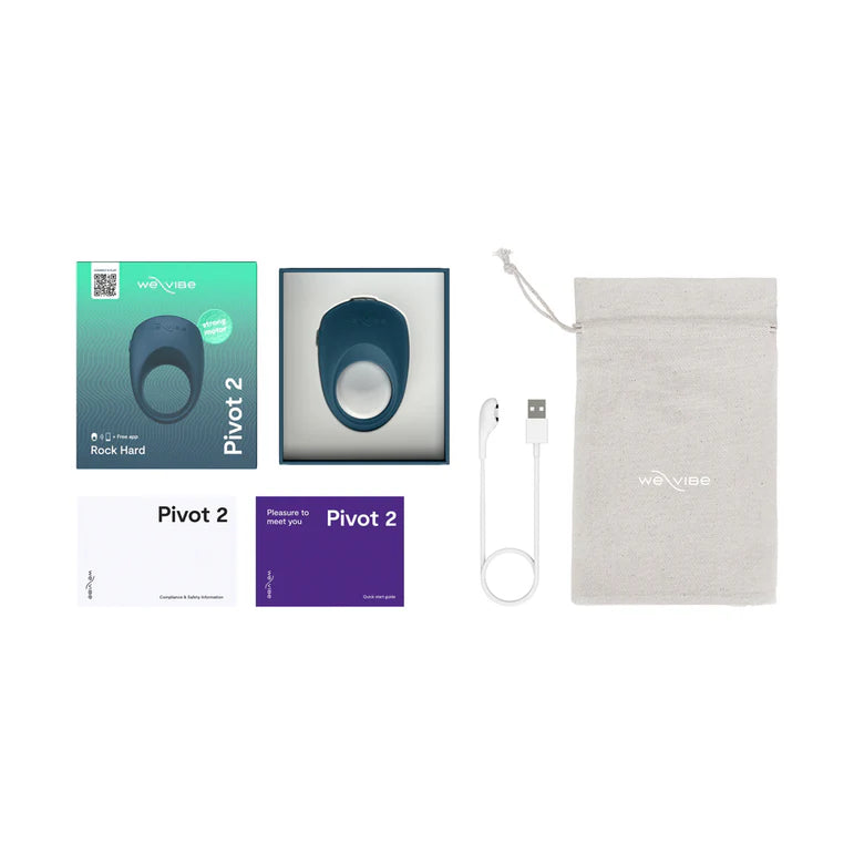 We-Vibe Pivot 2 Vibrating Couples Ring Slate