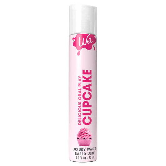 Wet Delicious Oral Play - Cupcake - Waterbased Flavored Lube 1 Oz