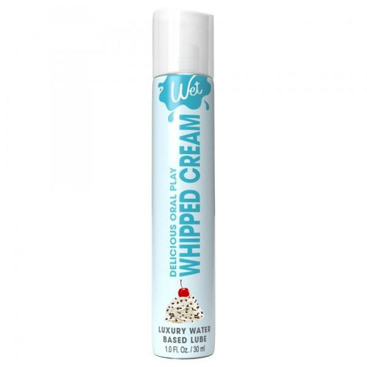 Wet Delicious Oral Play - Whipped Cream - Waterbased Flavored Lubricant 1 Oz