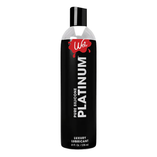 Wet Platinum - Luxury Silicone Based Lubricant 8 Oz