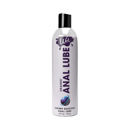 Wet Uranus Anal Lube - Premium Silicone Based Lubricant 8 Oz