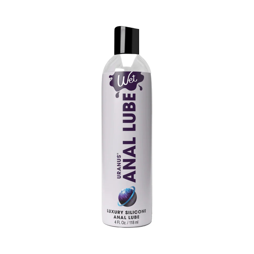 Wet Uranus Anal Lube - Premium Silicone Based Lubricant 8 Oz