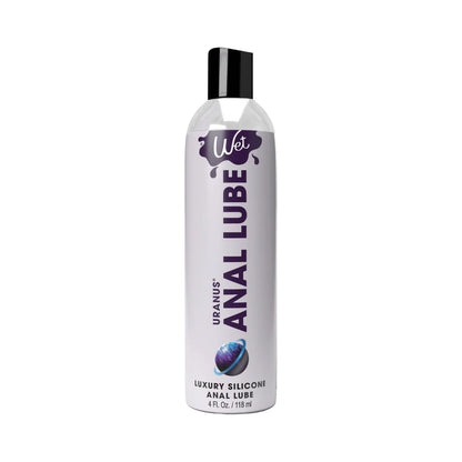 Wet Uranus Anal Lube - Premium Silicone Based Lubricant 8 Oz