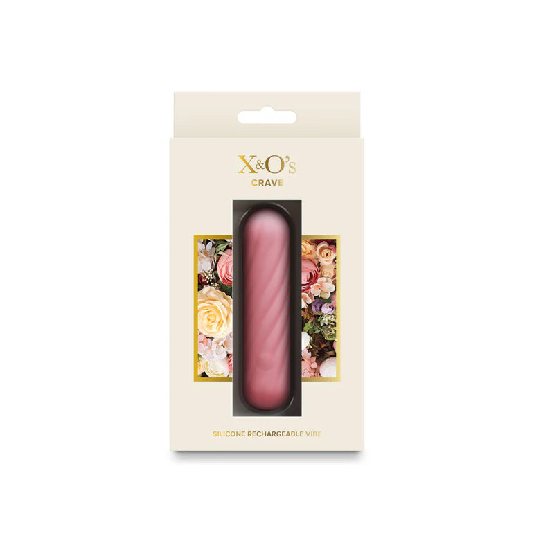 X&O’s Crave Light Pink Flexible Bullet Vibrator by NS Novelties