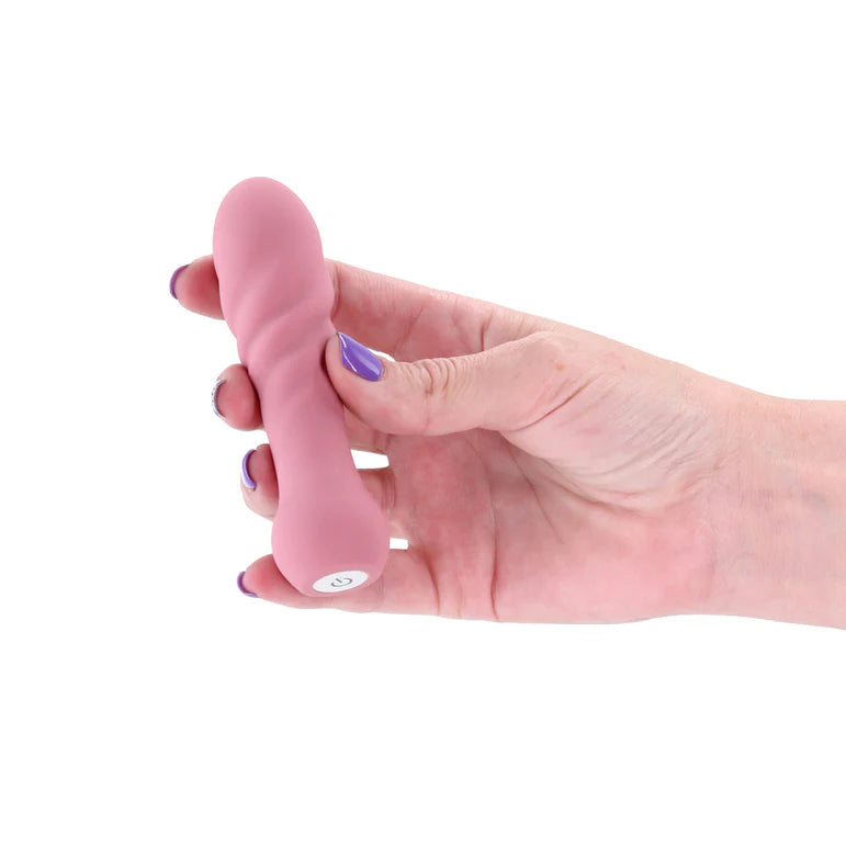 X&O’s Dusty Rose Silicone Bullet Vibrator by NS Novelties