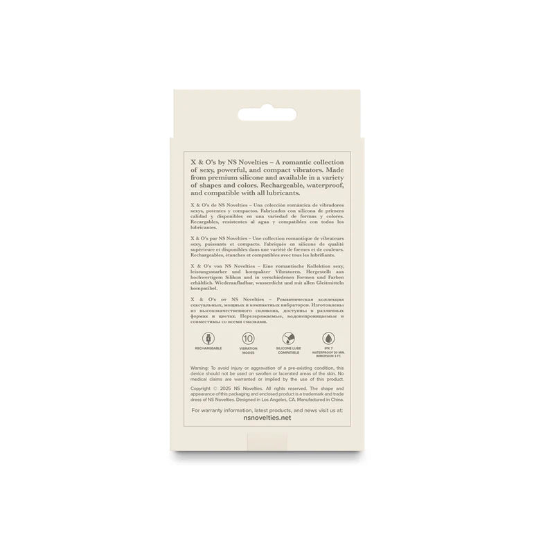 X&O’s Crave Light Pink Flexible Bullet Vibrator by NS Novelties