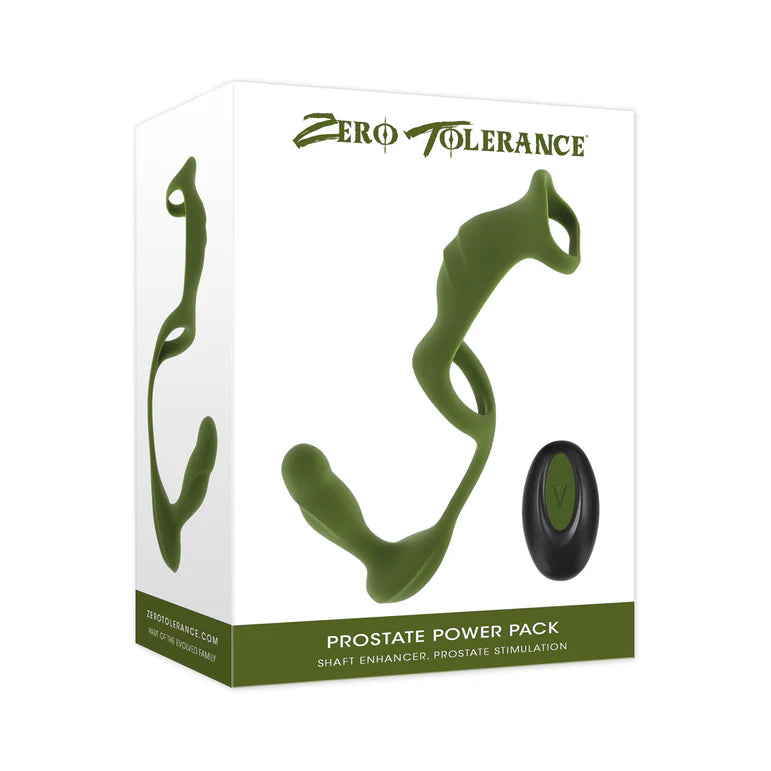 Zero Tolerance Prostate Power Pack Green Remote Plug