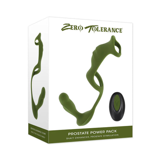 Zero Tolerance Prostate Power Pack Green Remote Plug