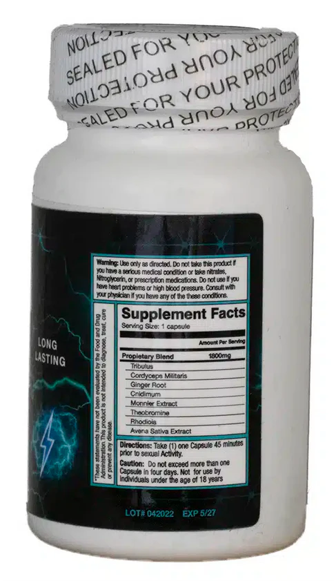 Zeus Plus Male Supplement Pill Bottle (30)