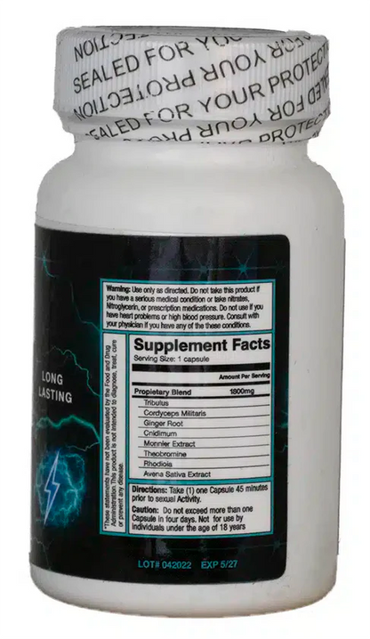 Zeus Plus Male Supplement Pill Bottle (30)