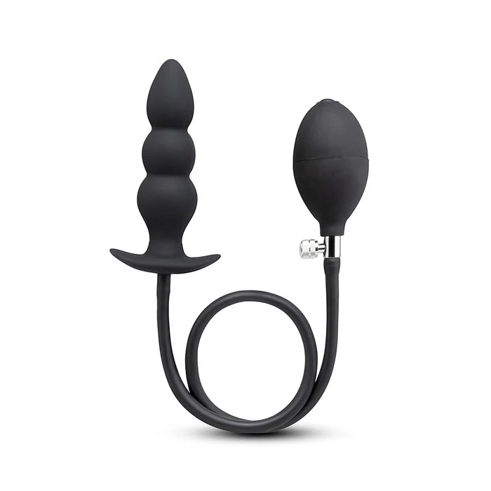 b-Vibe Beaded Inflatable Anal Plug with Hand Pump