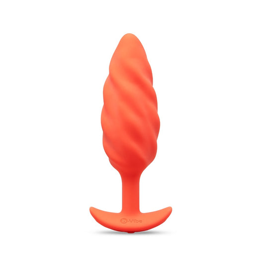 b-Vibe Swirl Texture Plug Orange