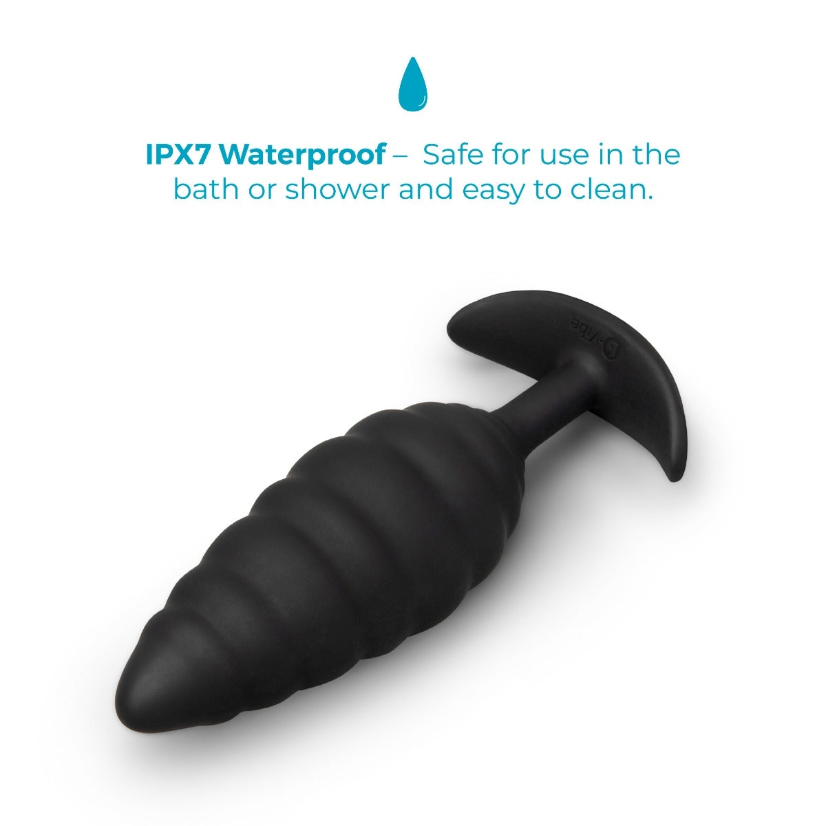 b-Vibe Twist Texture Plug Black