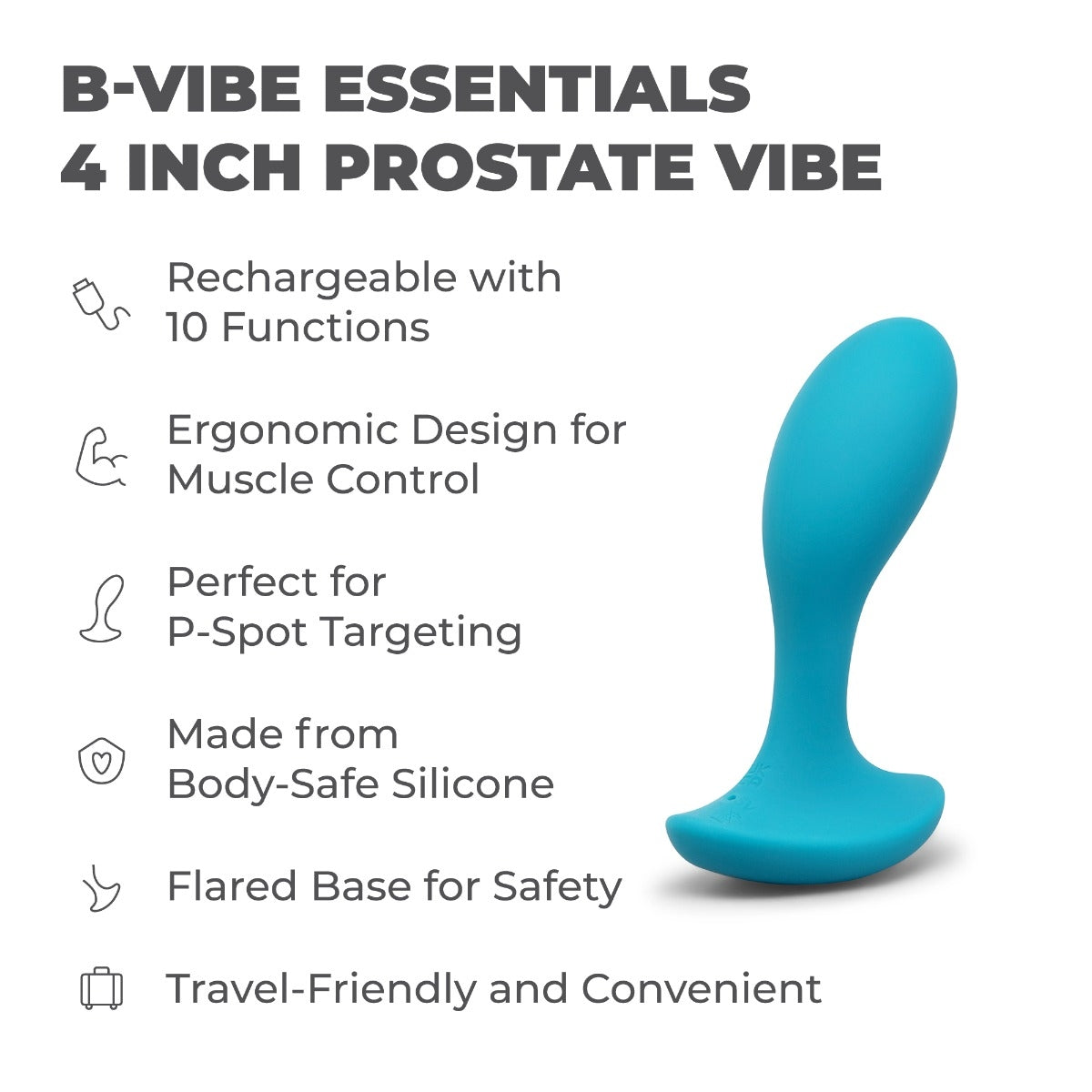 b-Vibe Essential Vibing P-Spot Plug